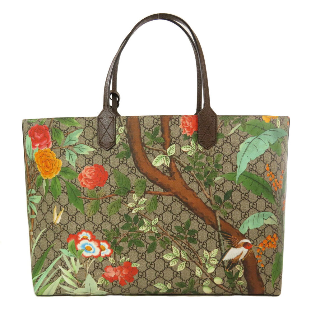 Gucci Supreme GG Tian Bag Flower Tote